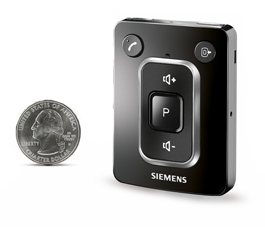 Siemens miniTek compared to a nickel.