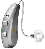 Pure Primax Signia Siemens hearing aid in Silver